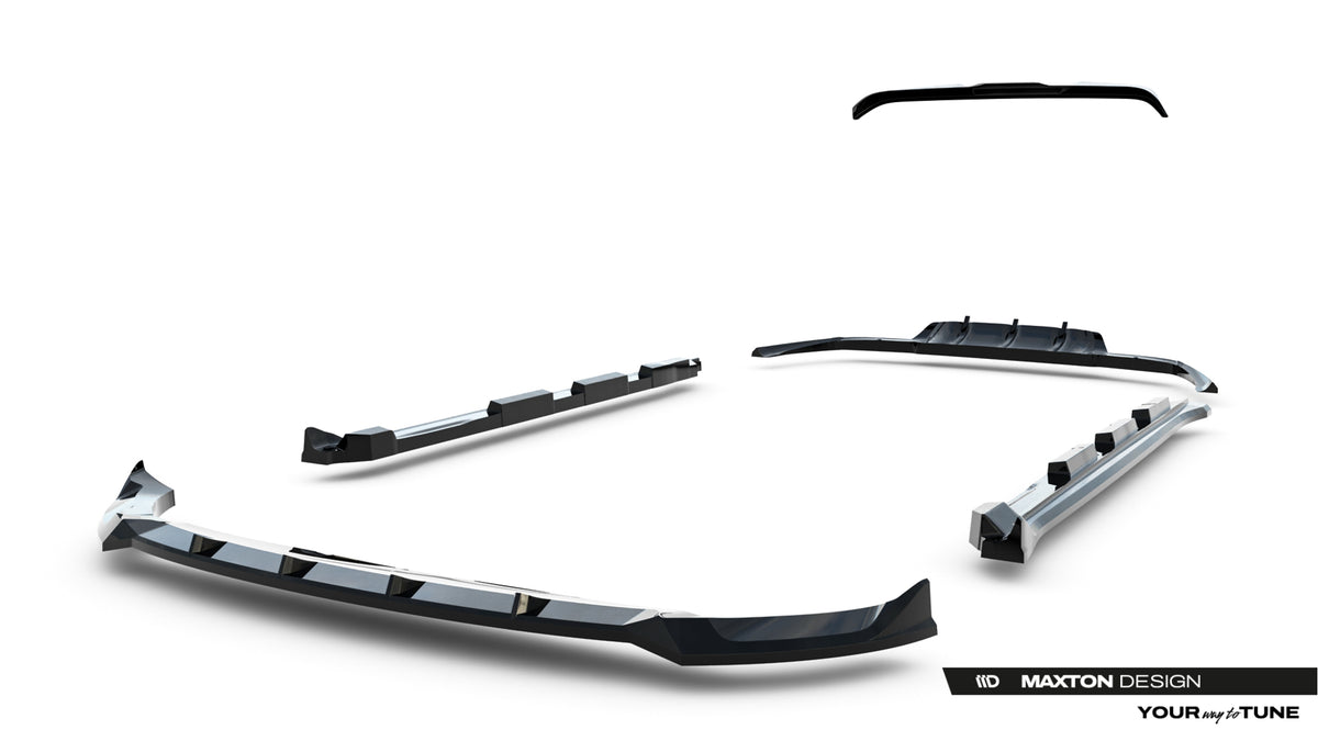 Frontspoiler Lippe, Seitenschweller, Heckdiffusor Land Rover Range Rover Velar R-Dynamic MK1 (Das Kit ist nicht mit einer Anhängerkupplung kompatibel)