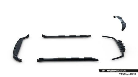 Frontspoiler Lippe, Seitenschweller, Heckdiffusor Land Rover Range Rover Velar R-Dynamic MK1 (Das Kit ist nicht mit einer Anhängerkupplung kompatibel)