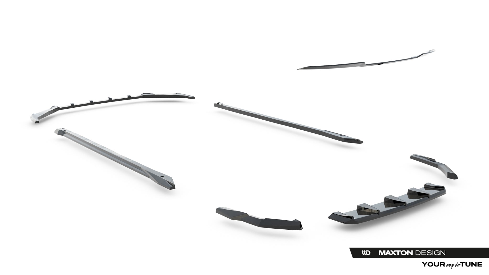 Frontspoiler Lippe, Seitenschweller, Heckdiffusor Lexus IS 500 MK3 Facelift 2 (xe30)