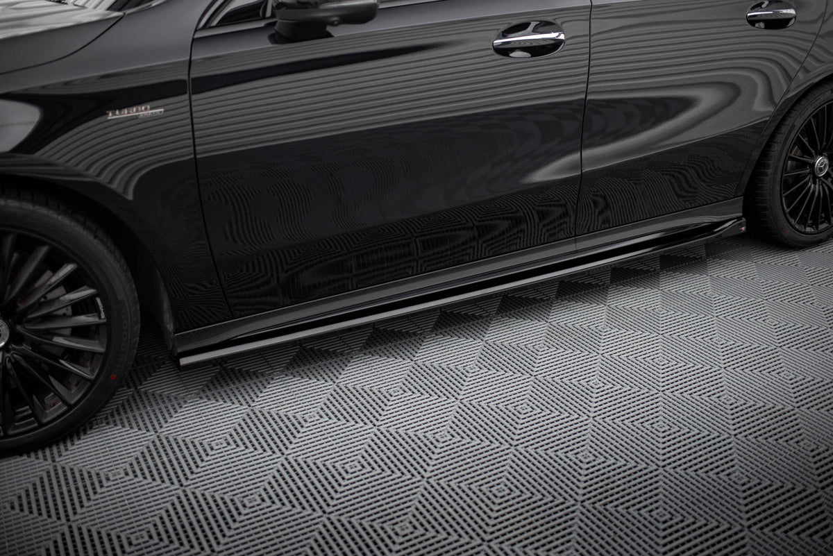 Frontspoiler Lippe, Seitenschweller, Heckdiffusor Mercedes-AMG A35 Hatchback W177 Facelift