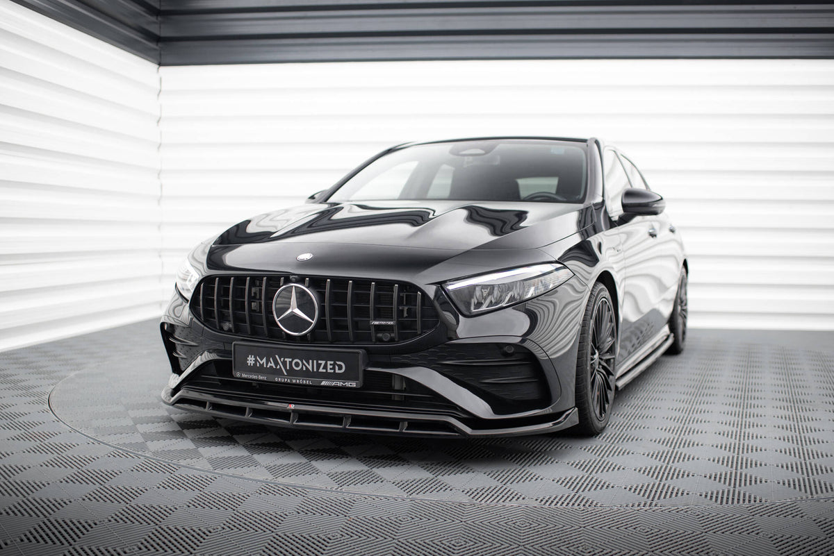 Frontspoiler Lippe, Seitenschweller, Heckdiffusor Mercedes-AMG A35 Hatchback W177 Facelift