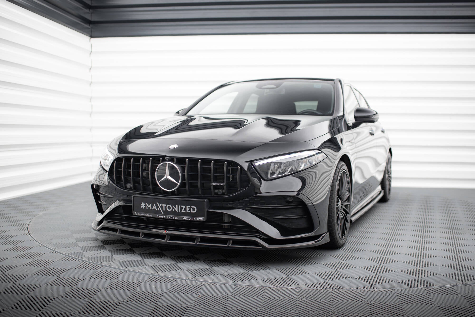 Frontspoiler Lippe, Seitenschweller, Heckdiffusor Mercedes-AMG A35 Hatchback W177 Facelift