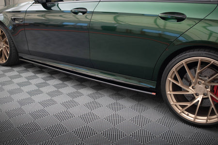 Frontspoiler Lippe, Seitenschweller, Heckdiffusor und Heckseiten Flaps Mercedes-AMG E63 W213 Facelift