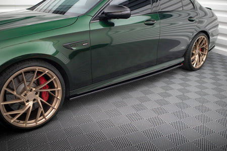 Frontspoiler Lippe, Seitenschweller, Heckdiffusor und Heckseiten Flaps Mercedes-AMG E63 W213 Facelift