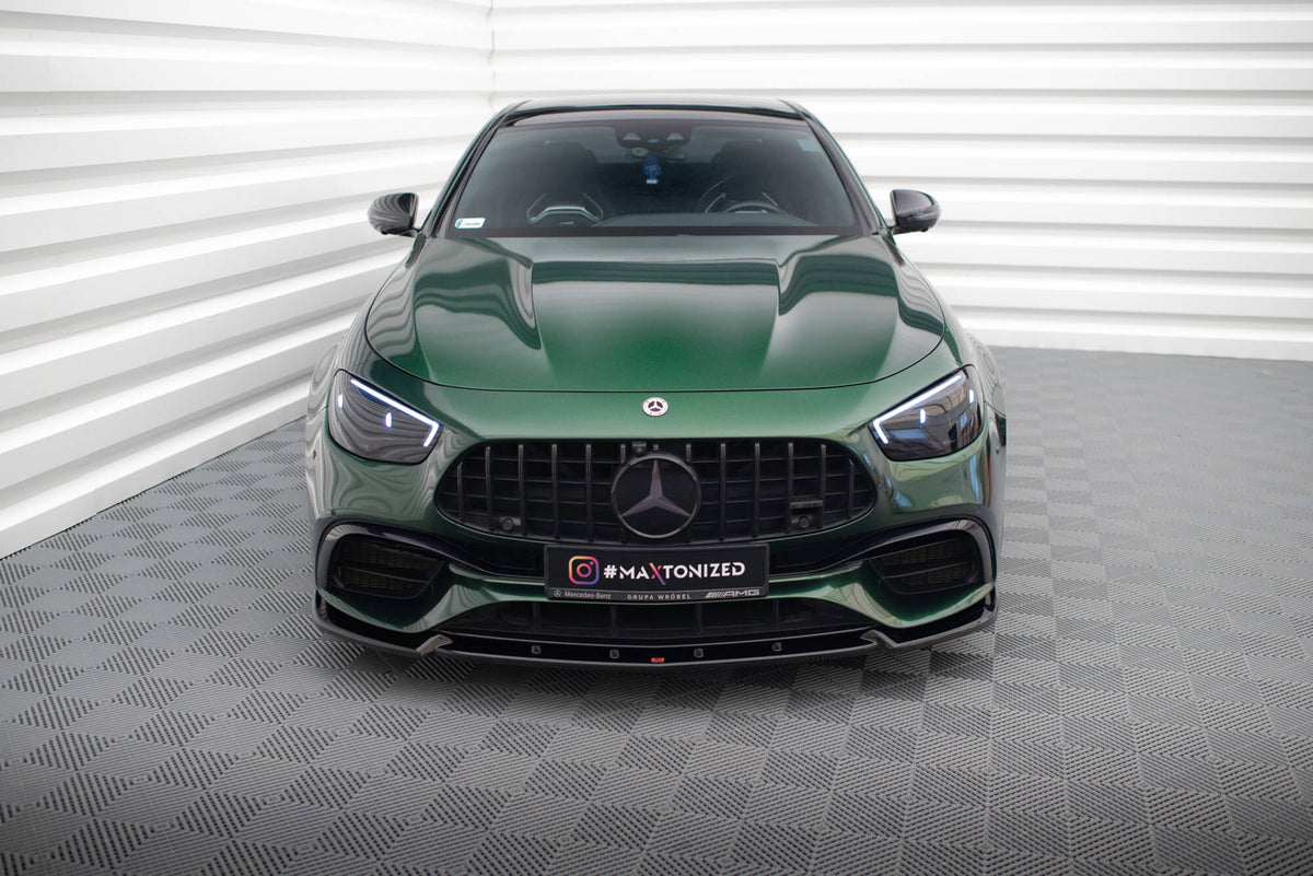 Frontspoiler Lippe, Seitenschweller, Heckdiffusor und Heckseiten Flaps Mercedes-AMG E63 W213 Facelift