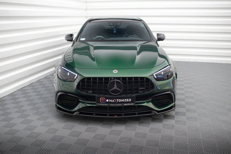 Frontspoiler Lippe, Seitenschweller, Heckdiffusor und Heckseiten Flaps Mercedes-AMG E63 W213 Facelift