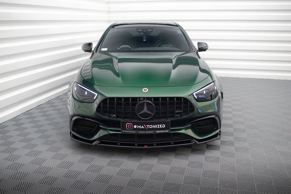 Frontspoiler Lippe, Seitenschweller, Heckdiffusor und Heckseiten Flaps Mercedes-AMG E63 W213 Facelift