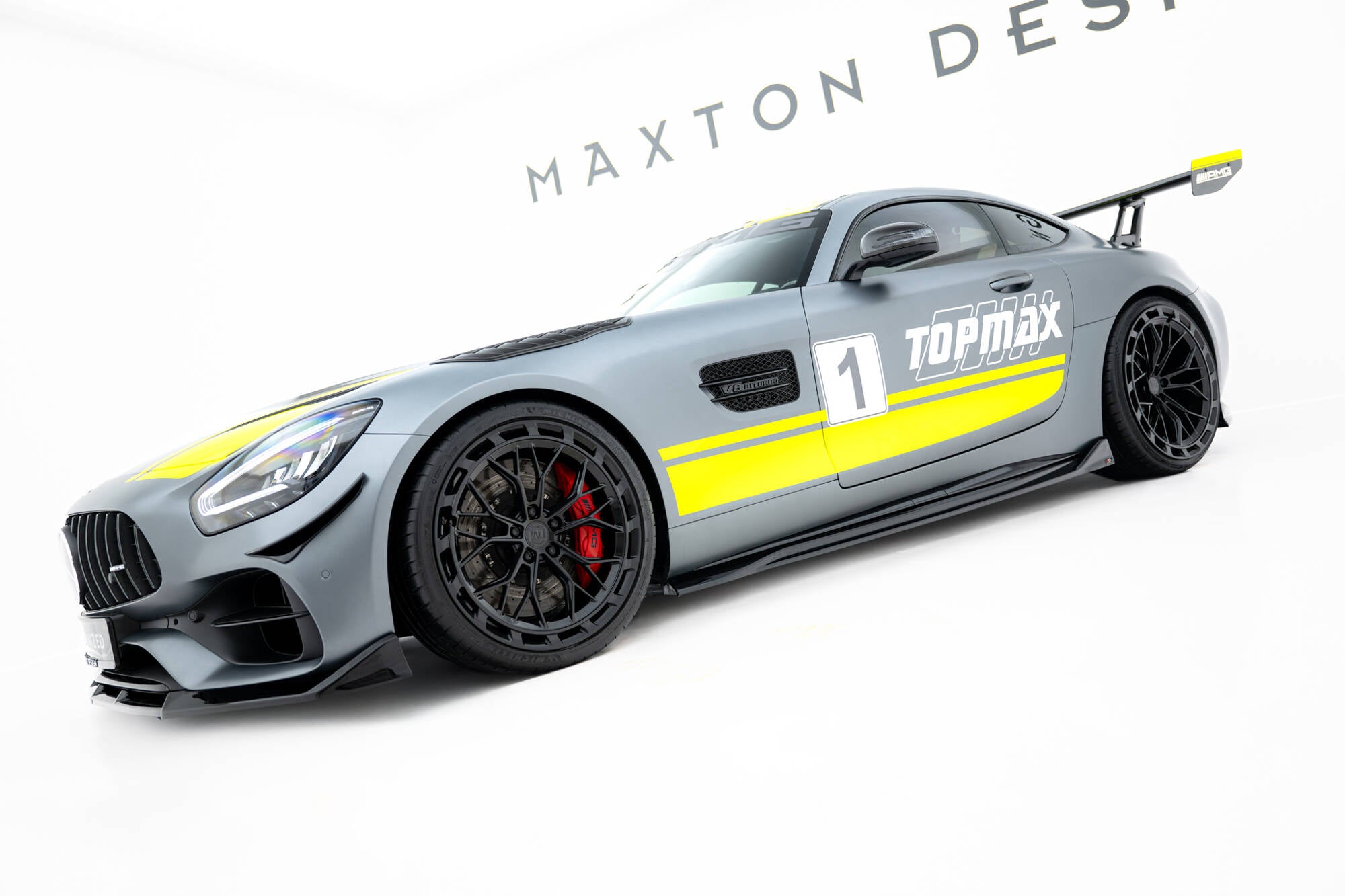 Frontspoiler Lippe, Seitenschweller und Heckdiffusor Satz Mercedes-AMG GT C C190 Facelift