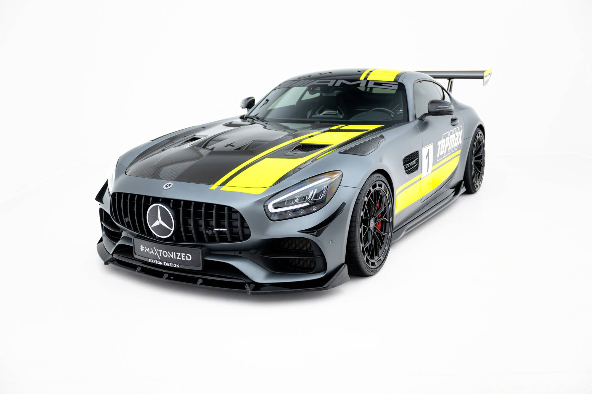 Frontspoiler Lippe, Seitenschweller und Heckdiffusor Satz Mercedes-AMG GT C C190 Facelift