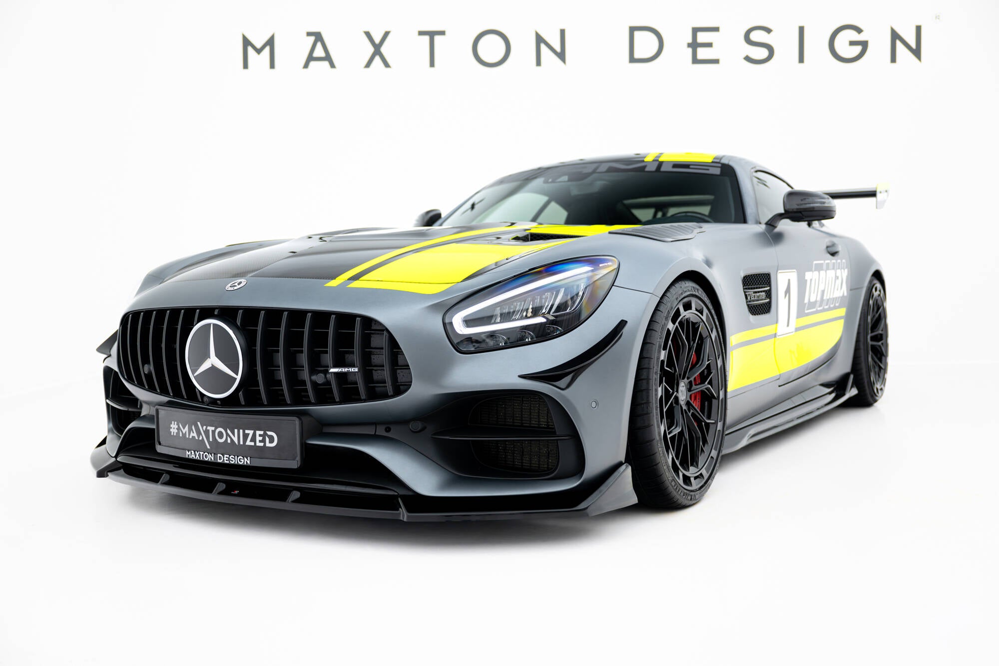 Frontspoiler Lippe, Seitenschweller und Heckdiffusor Satz Mercedes-AMG GT C C190 Facelift
