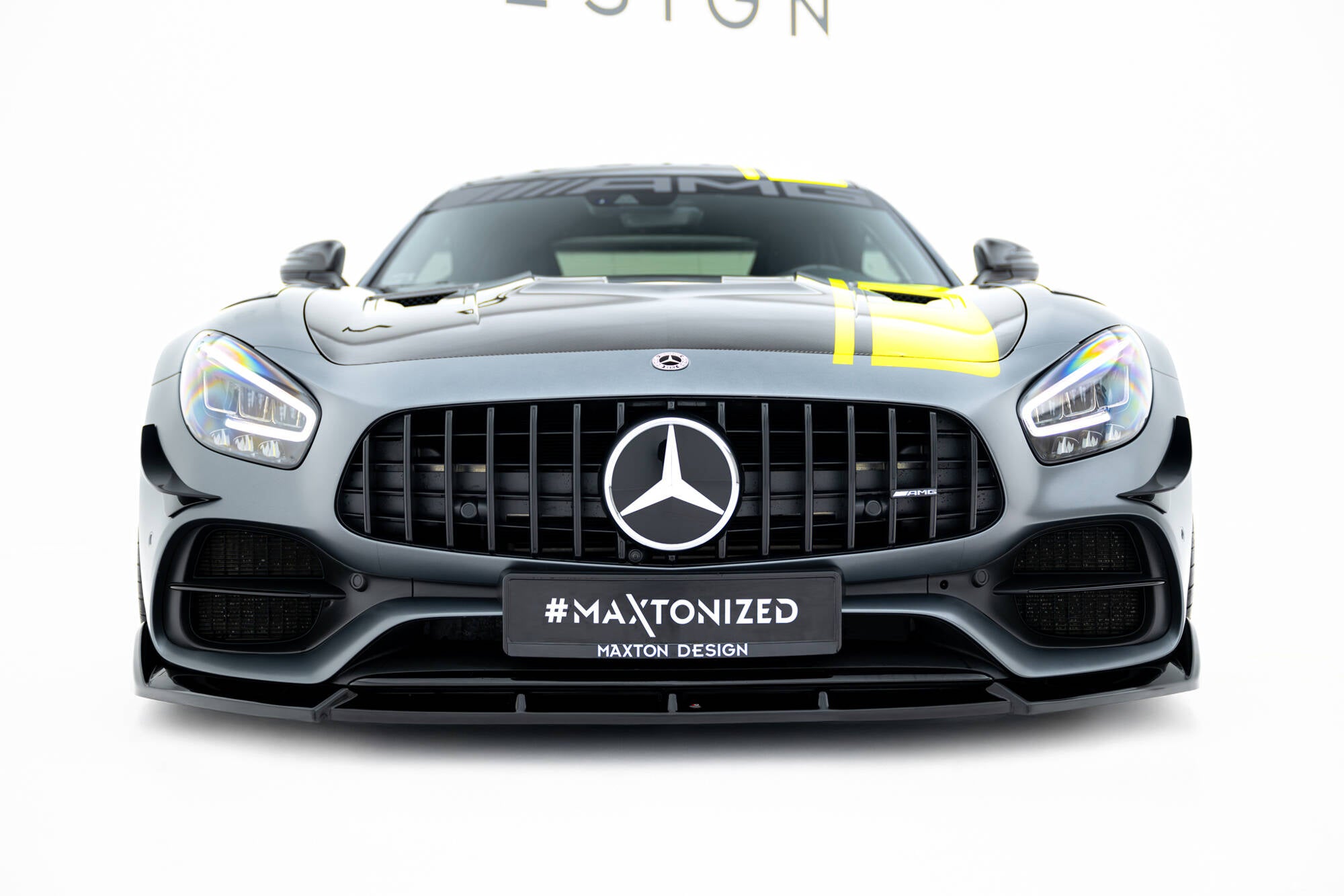 Frontspoiler Lippe, Seitenschweller und Heckdiffusor Satz Mercedes-AMG GT C C190 Facelift