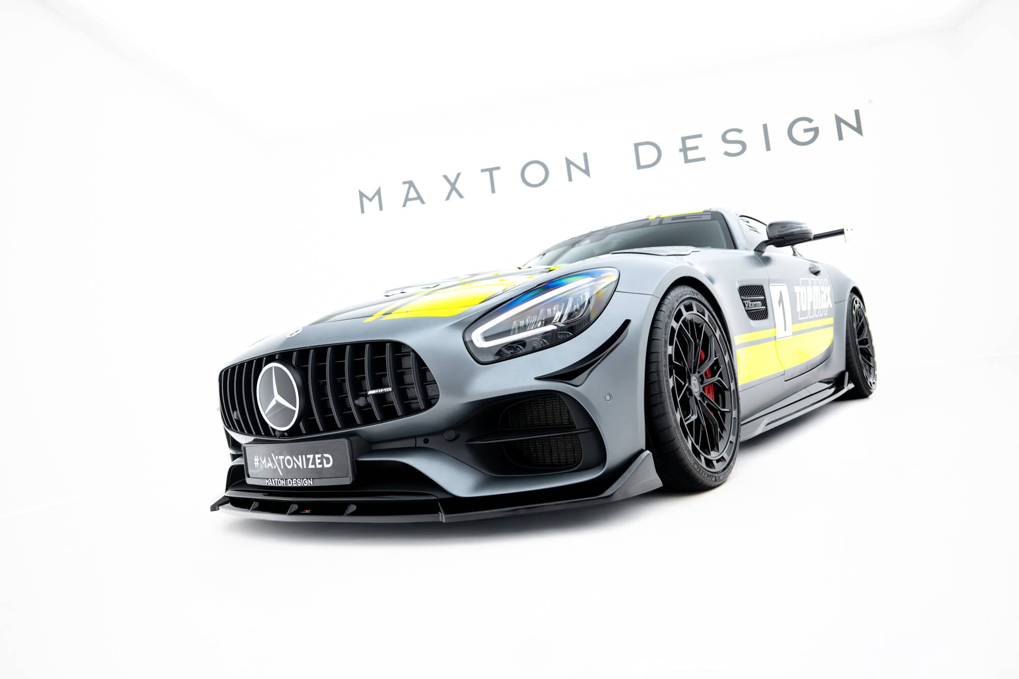 Frontspoiler Lippe, Seitenschweller und Heckdiffusor Satz Mercedes-AMG GT C C190 Facelift
