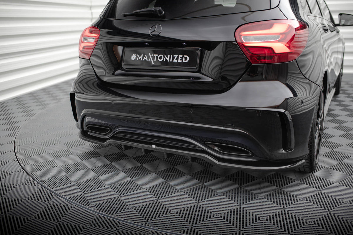 Set Frontspoiler Lippe, Seitenschweller, Heckdiffusor Mercedes-Benz A AMG-Line W176 Facelift