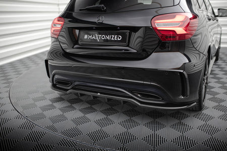 Set Frontspoiler Lippe, Seitenschweller, Heckdiffusor Mercedes-Benz A AMG-Line W176 Facelift