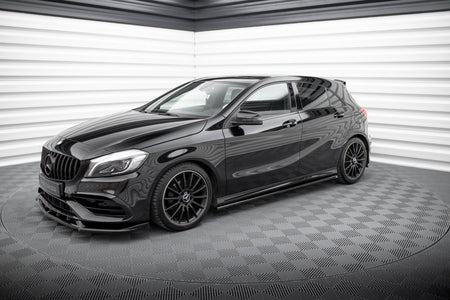 Set Frontspoiler Lippe, Seitenschweller, Heckdiffusor Mercedes-Benz A AMG-Line W176 Facelift