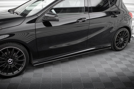 Set Frontspoiler Lippe, Seitenschweller, Heckdiffusor Mercedes-Benz A AMG-Line W176 Facelift