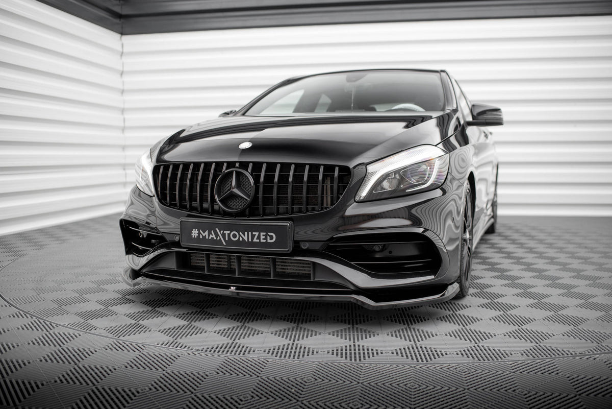 Set Frontspoiler Lippe, Seitenschweller, Heckdiffusor Mercedes-Benz A AMG-Line W176 Facelift