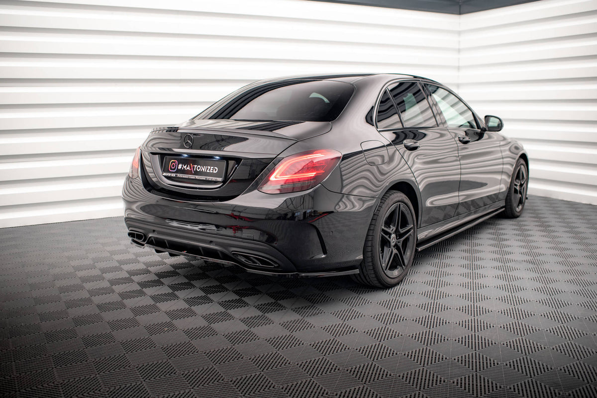 Frontspoiler Lippe, Seitenschweller, Heckdiffusor Mercedes-Benz C AMG-Line Sedan / Estate W205 Facelift / S205 Facelift