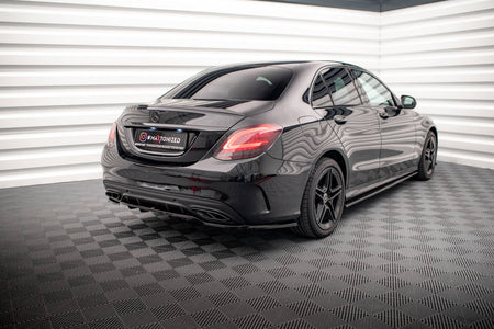 Frontspoiler Lippe, Seitenschweller, Heckdiffusor Mercedes-Benz C AMG-Line Sedan / Estate W205 Facelift / S205 Facelift