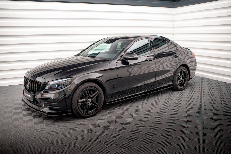 Frontspoiler Lippe, Seitenschweller, Heckdiffusor Mercedes-Benz C AMG-Line Sedan / Estate W205 Facelift / S205 Facelift
