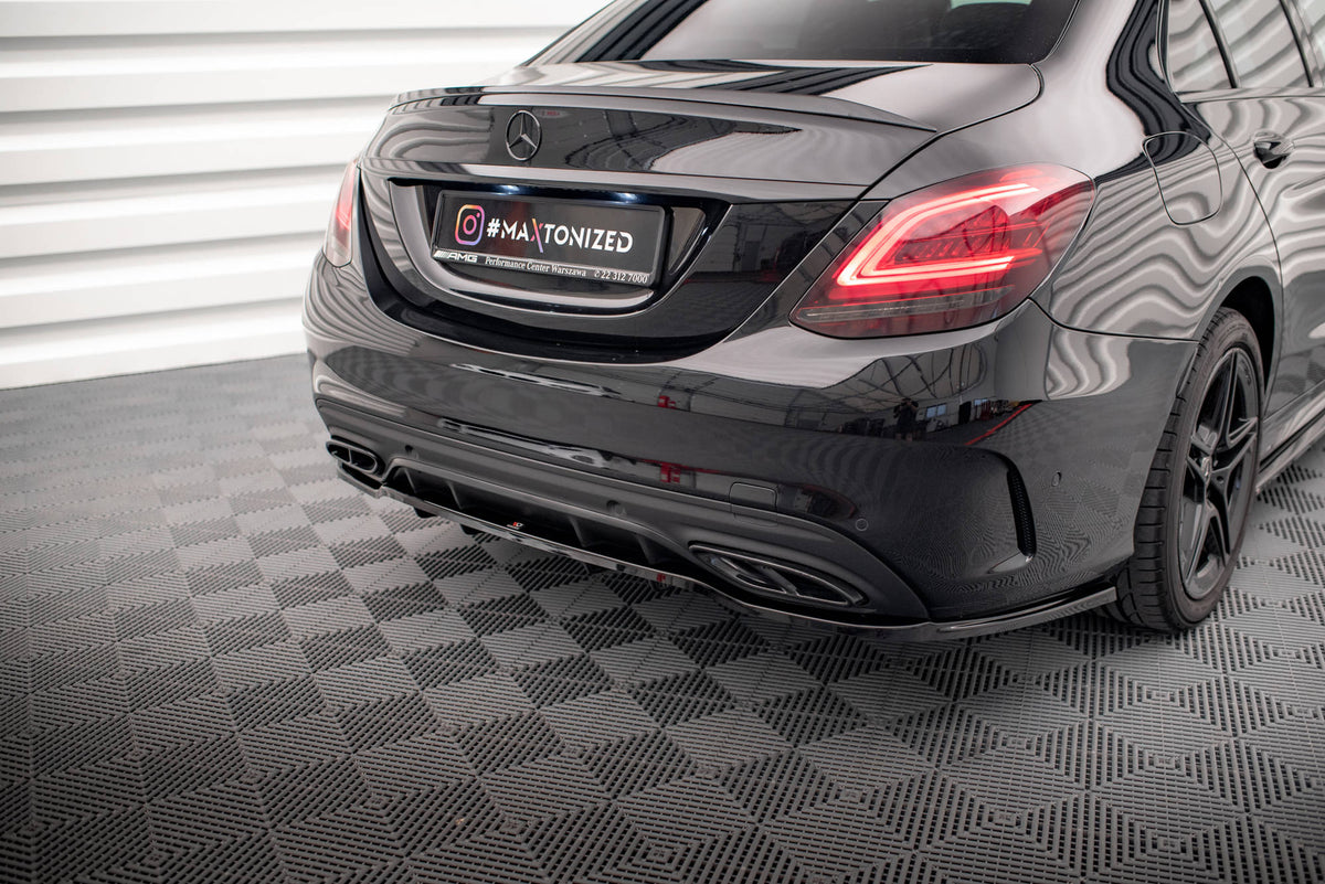 Frontspoiler Lippe, Seitenschweller, Heckdiffusor Mercedes-Benz C AMG-Line Sedan / Estate W205 Facelift / S205 Facelift