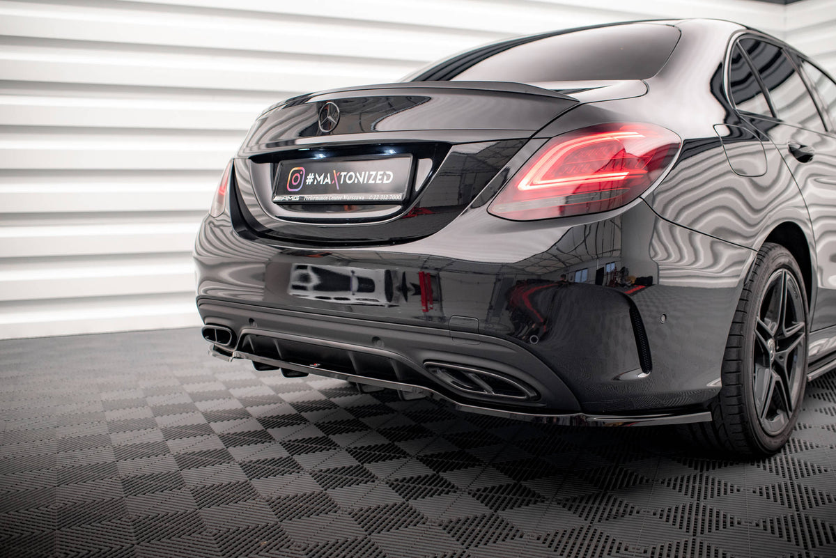 Frontspoiler Lippe, Seitenschweller, Heckdiffusor Mercedes-Benz C AMG-Line Sedan / Estate W205 Facelift / S205 Facelift