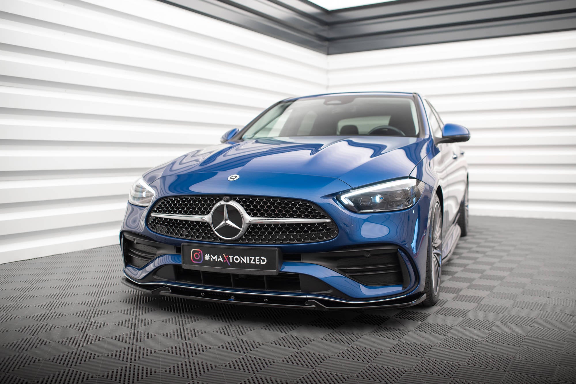 Frontspoiler Lippe, Seitenschweller und Heckdiffusor Satz Mercedes-Benz C AMG-Line W206 / S206