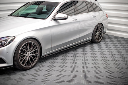 Frontspoiler Lippe & Seitenschweller & Heckdiffusor Mercedes-Benz C W205
