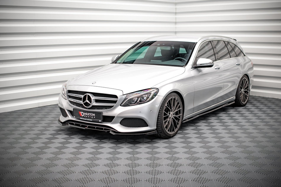 Frontspoiler Lippe & Seitenschweller & Heckdiffusor Mercedes-Benz C W205