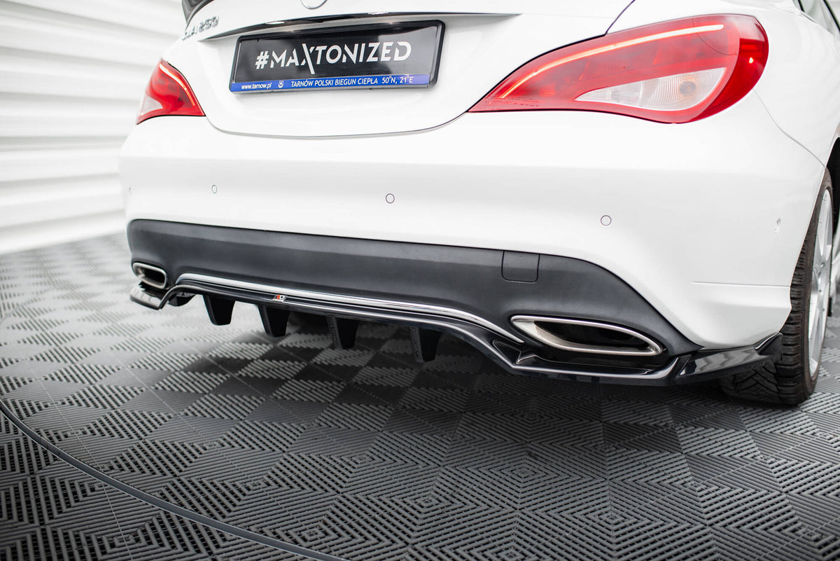 Frontspoiler Lippe, Seitenschweller, Heckdiffusor Satz Mercedes-Benz CLA C117 Facelift