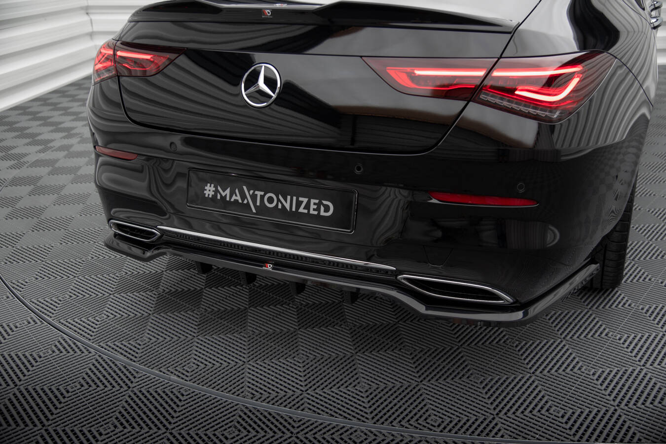 Frontspoiler Lippe, Seitenschweller und Heckdiffusor Mercedes-Benz CLA Coupe C118
