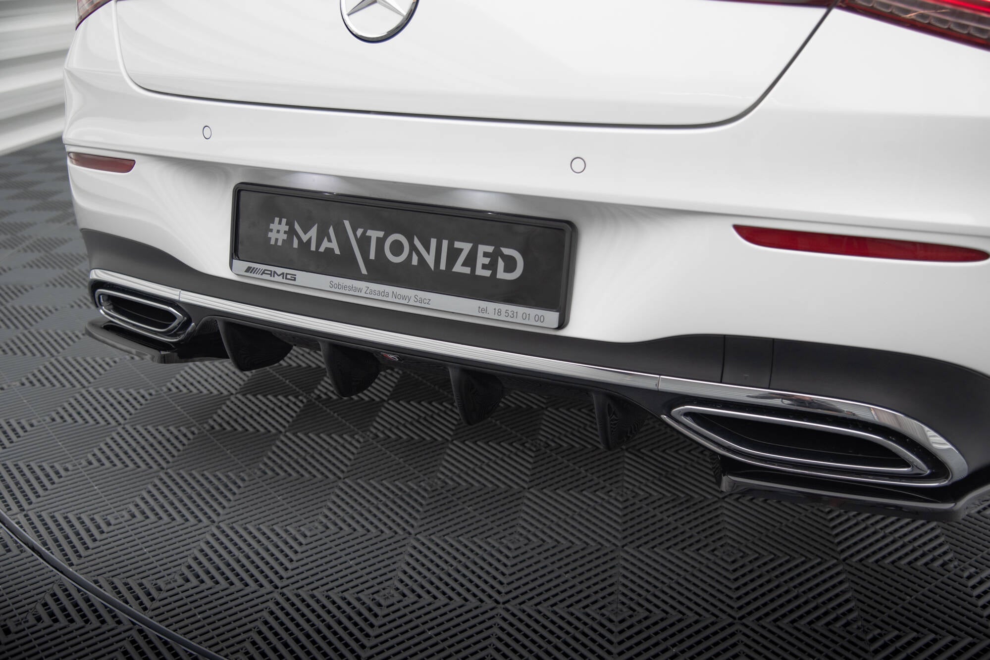Frontspoiler Lippe, Seitenschweller, Heckdiffusor Mercedes-Benz CLA Shooting Brake AMG-Line X118