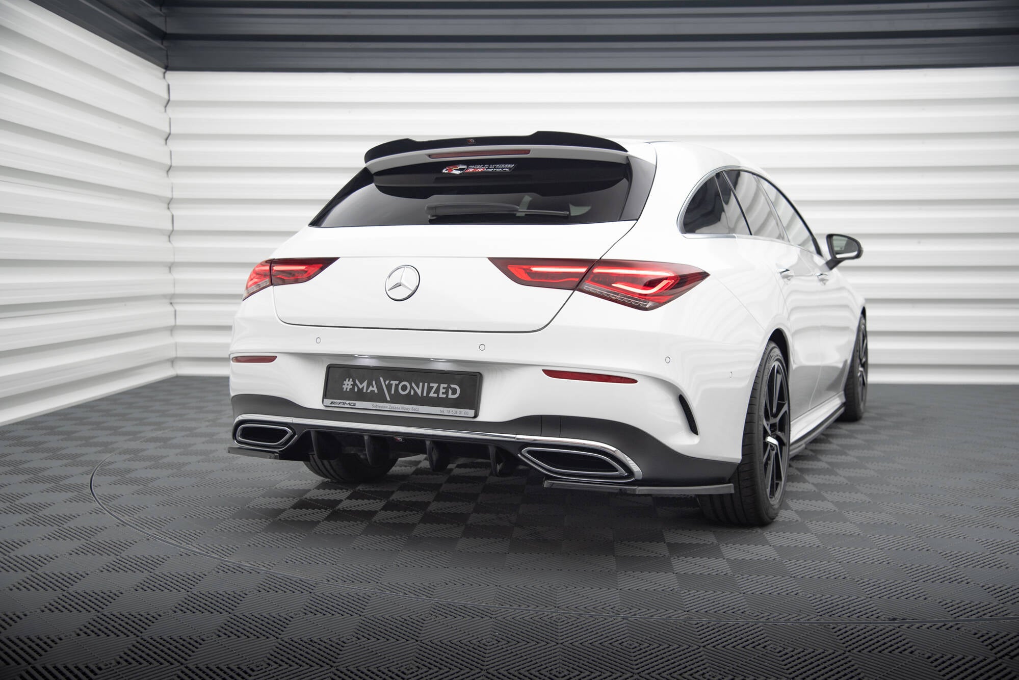 Frontspoiler Lippe, Seitenschweller, Heckdiffusor Mercedes-Benz CLA Shooting Brake AMG-Line X118