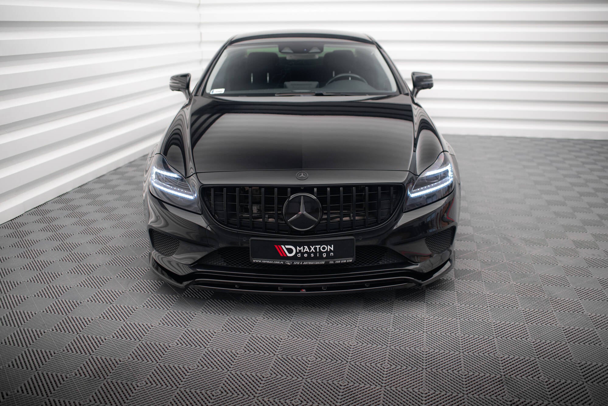 Frontspoiler Lippe, Seitenschweller, Heckdiffusor, Heckseiten Flaps Mercedes-Benz CLS C218 Facelift