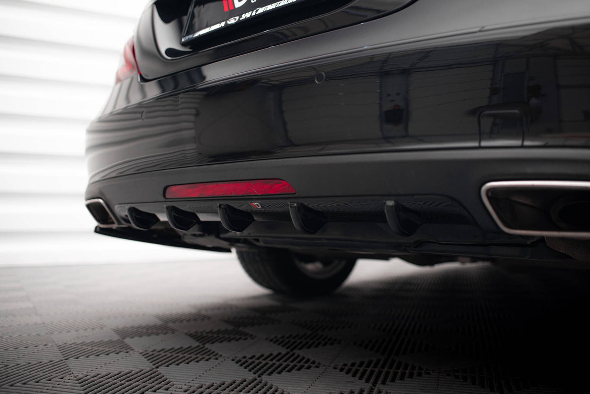 Frontspoiler Lippe, Seitenschweller, Heckdiffusor, Heckseiten Flaps Mercedes-Benz CLS C218 Facelift