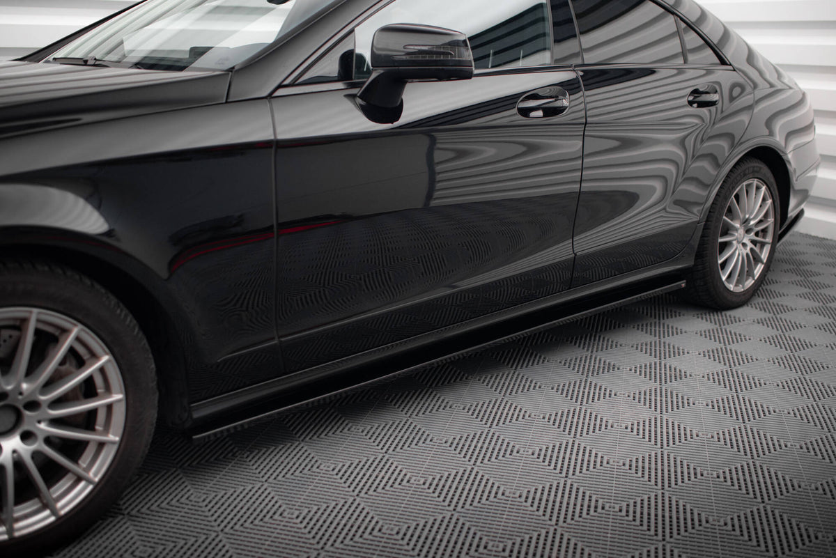 Frontspoiler Lippe, Seitenschweller, Heckdiffusor, Heckseiten Flaps Mercedes-Benz CLS C218 Facelift
