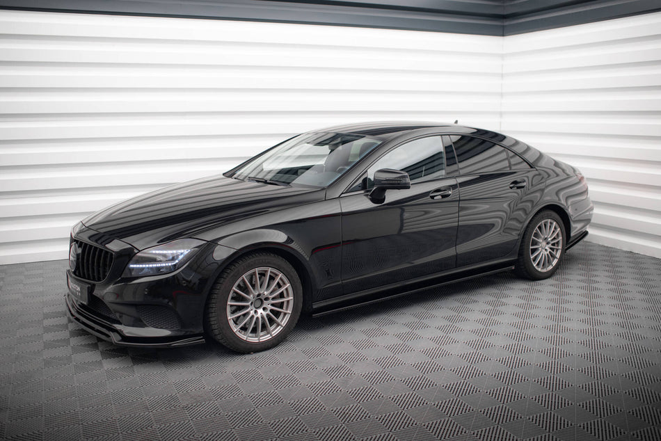 Frontspoiler Lippe, Seitenschweller, Heckdiffusor, Heckseiten Flaps Mercedes-Benz CLS C218 Facelift