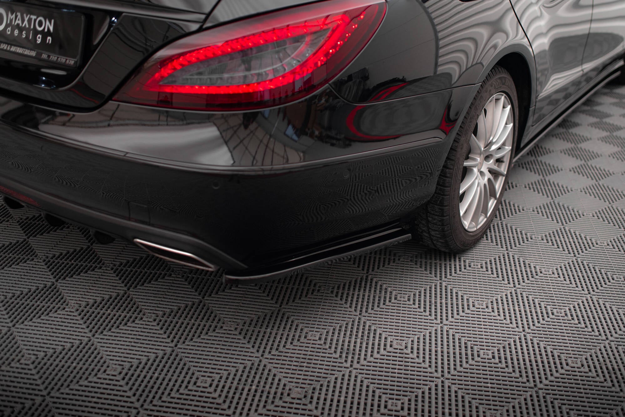 Frontspoiler Lippe, Seitenschweller, Heckdiffusor, Heckseiten Flaps Mercedes-Benz CLS C218 Facelift
