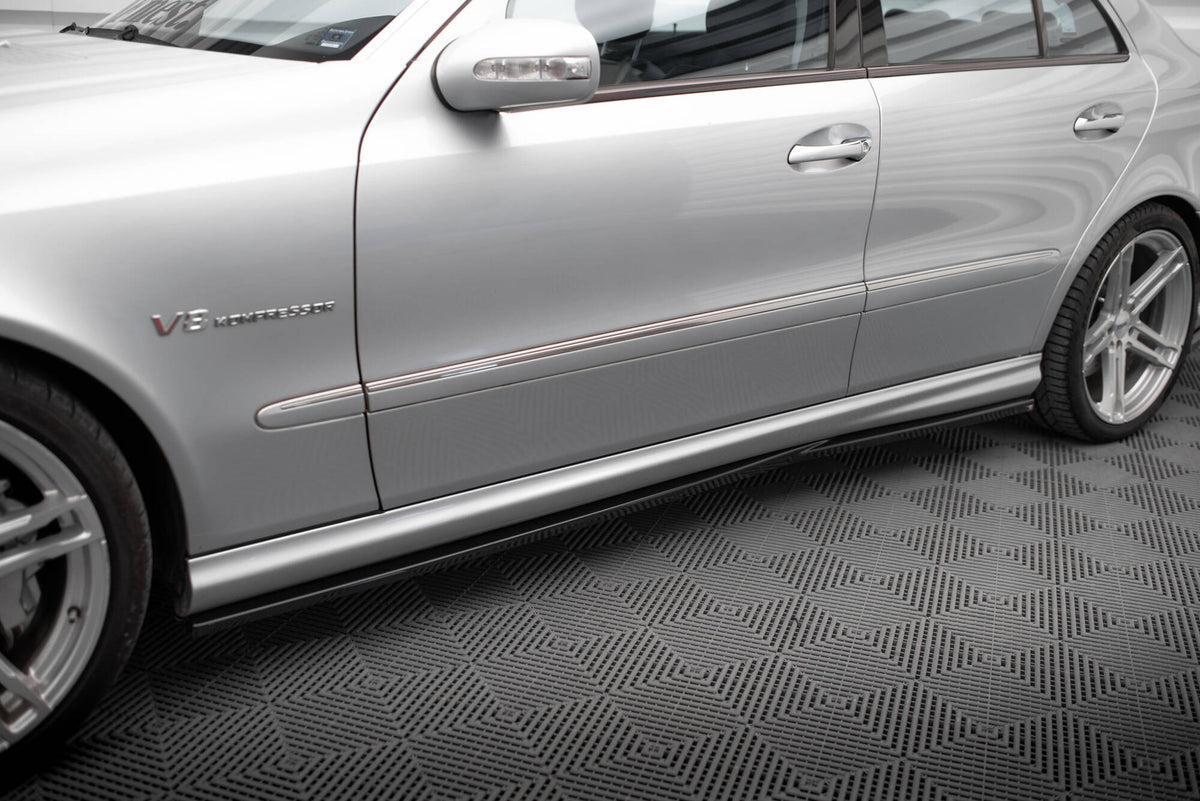 Frontspoiler Lippe, Seitenschweller und Heckdiffusor Satz Mercedes-Benz E 55 AMG W211