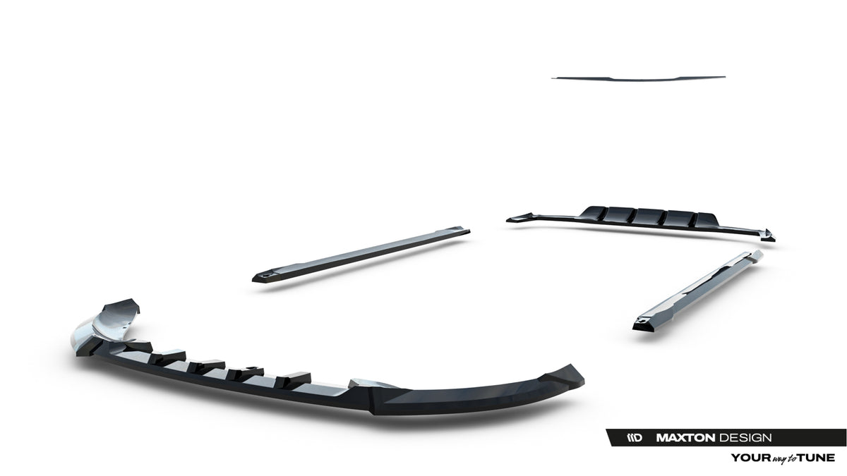 Frontspoiler Lippe, Seitenschweller, Heckdiffusor Mercedes-Benz GLA 45 AMG X156 Facelift