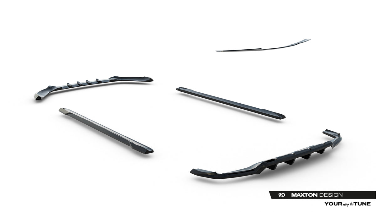 Frontspoiler Lippe, Seitenschweller, Heckdiffusor Mercedes-Benz GLA 45 AMG X156 Facelift