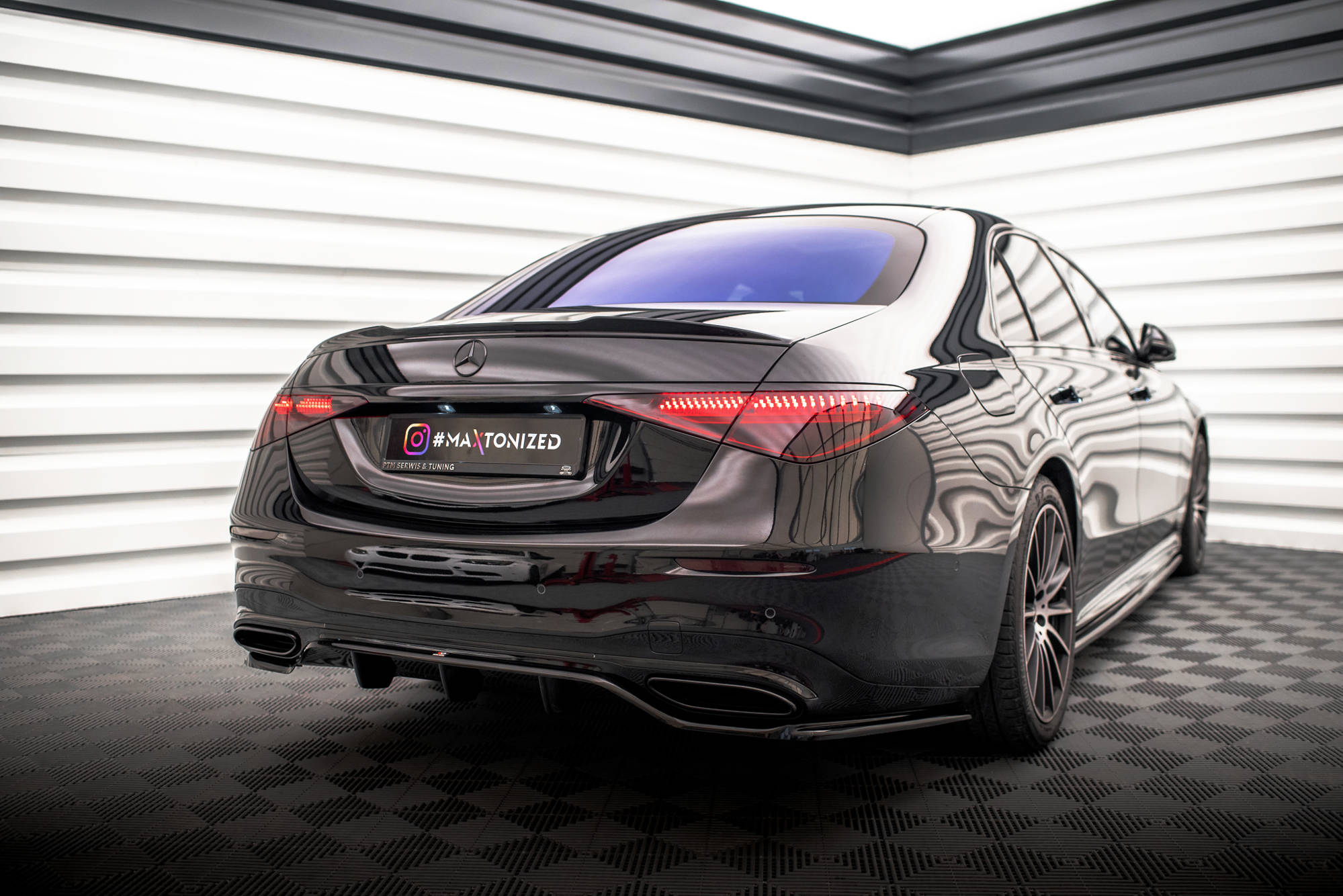 Frontspoiler Lippe, Seitenschweller und Heckdiffusor Mercedes-Benz S AMG-Line W223