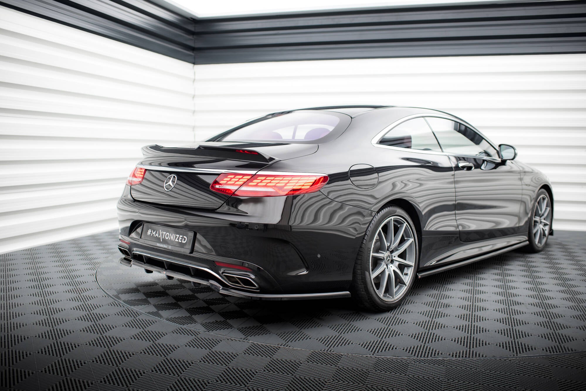 Frontspoiler Lippe & Seitenschweller & Heckdiffusor Mercedes-Benz S Coupe AMG-Line C217 Facelift
