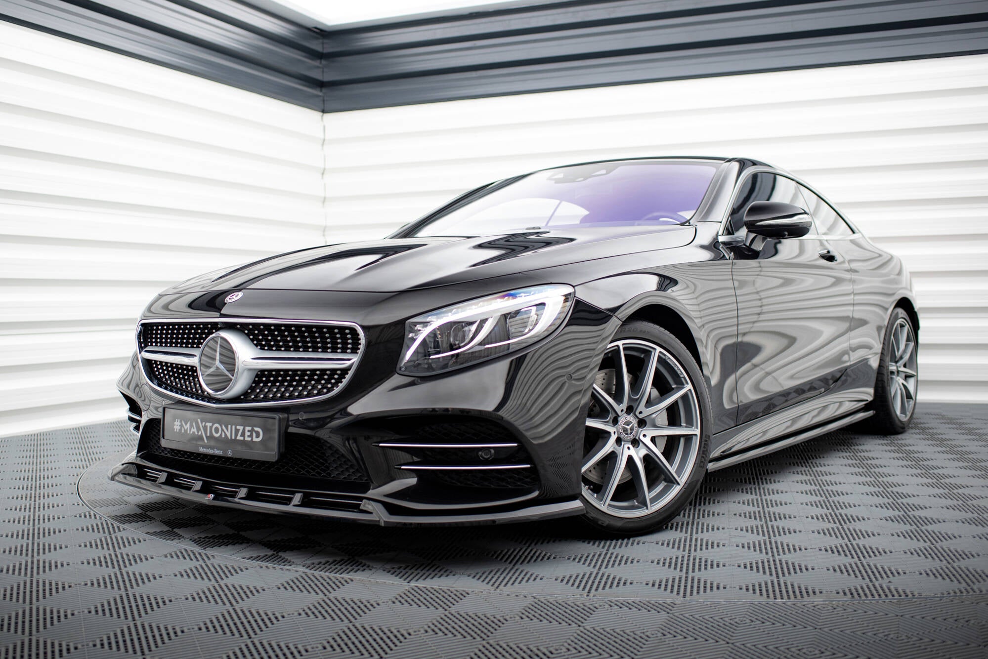 Frontspoiler Lippe & Seitenschweller & Heckdiffusor Mercedes-Benz S Coupe AMG-Line C217 Facelift