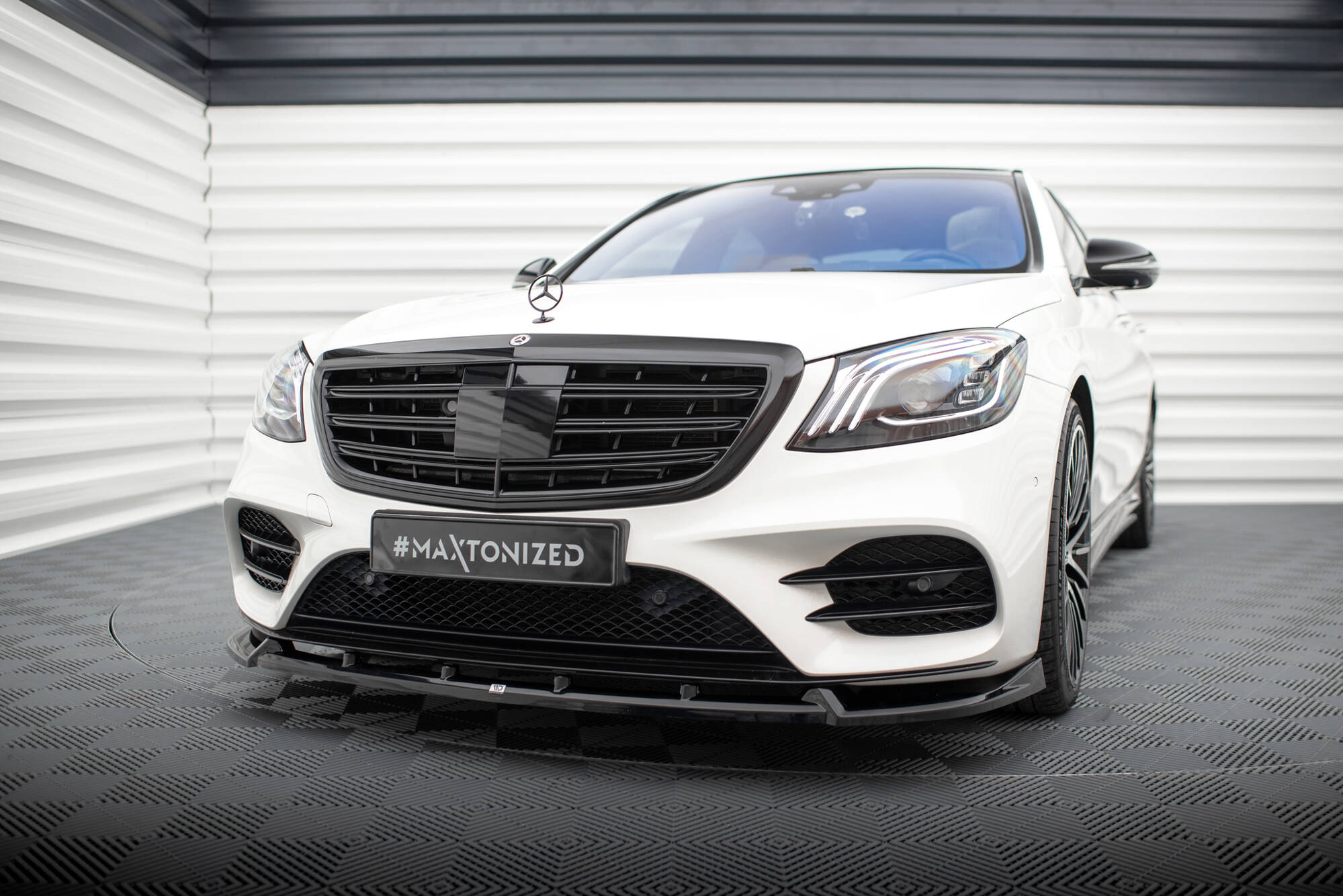 Frontspoiler Lippe Mercedes-Benz S Lang AMG-Line W222 Facelift