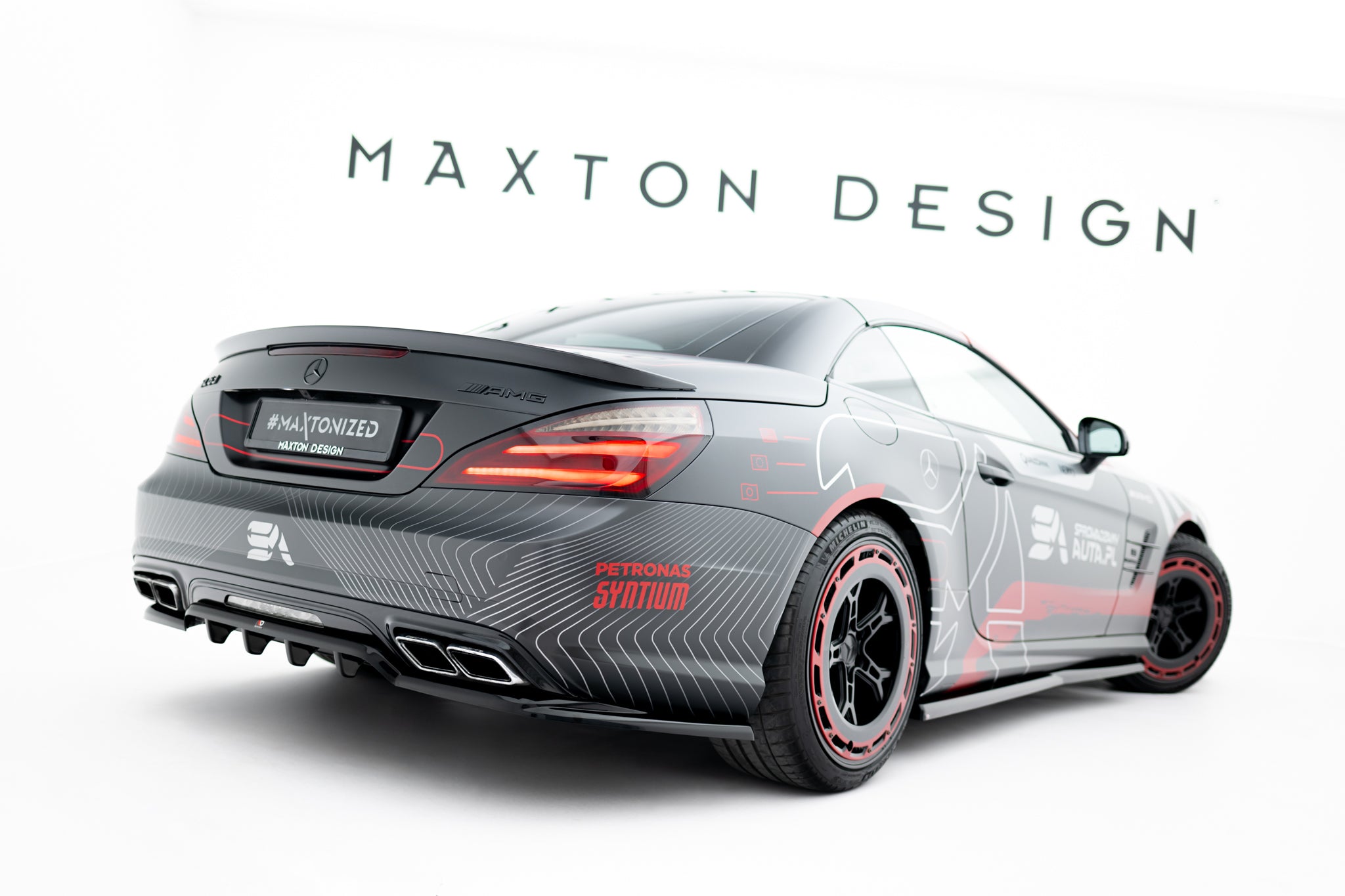 Frontspoiler Lippe, Seitenschweller und Heckdiffusor Satz Mercedes-Benz SL 63 AMG R231