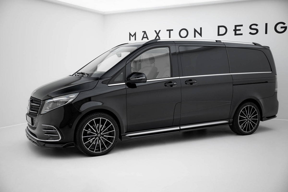 Frontspoiler Lippe, Seitenschweller, Heckdiffusor Mercedes-Benz V-Class Long AMG-Line W447 Facelift 2