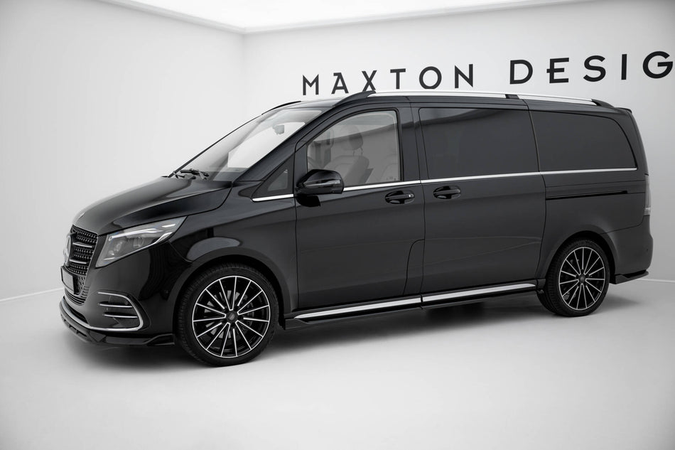 Frontspoiler Lippe, Seitenschweller, Heckdiffusor Mercedes-Benz V-Class Long AMG-Line W447 Facelift 2