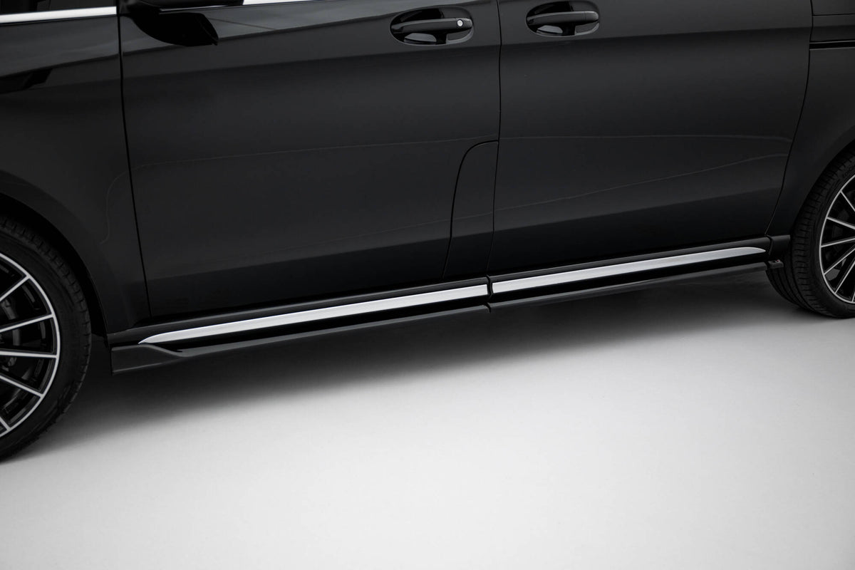 Frontspoiler Lippe, Seitenschweller, Heckdiffusor Mercedes-Benz V-Class Long AMG-Line W447 Facelift 2