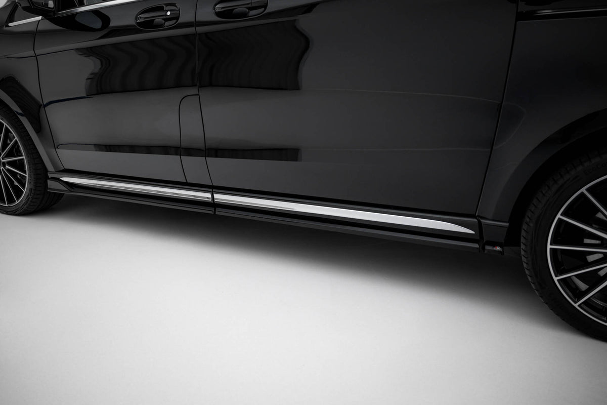 Frontspoiler Lippe, Seitenschweller, Heckdiffusor Mercedes-Benz V-Class Long AMG-Line W447 Facelift 2